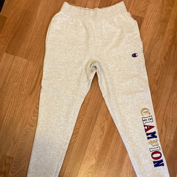 champion old english sweatpants